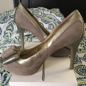 Grey Pewter Nine West 4” Heels